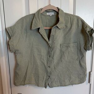 Blu Pepper Sage Button-Up Shirt